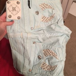 Pale blue miss me jeans